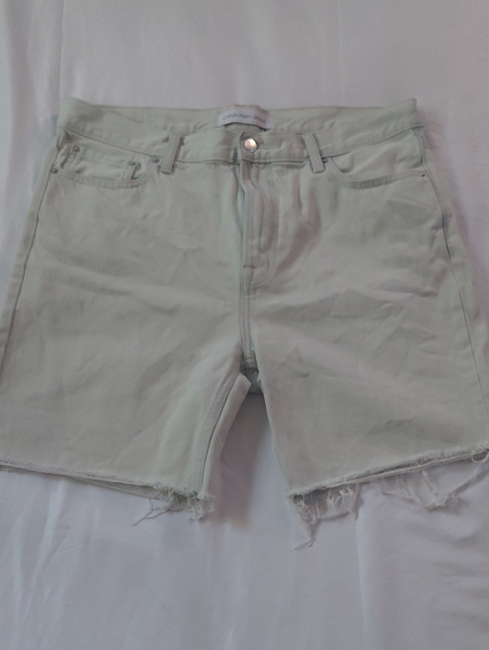 Calvin Klein Men's Lutz Classic Fit Denim Shorts Men 34